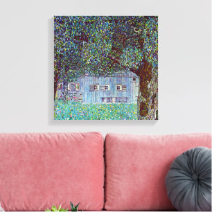 Impressão Em Tela Fazenda na Alta Áustria por Gustav Klimt