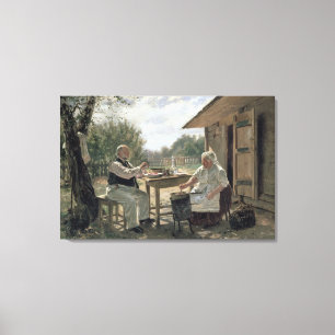 Impressão Em Tela Fazendo o doce, 1876