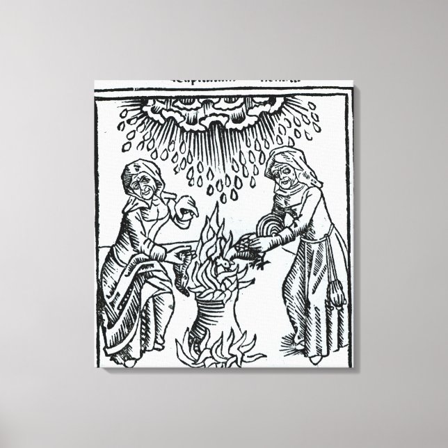 Impressão Em Tela Fazer de bruxas, 1489 (Frente)