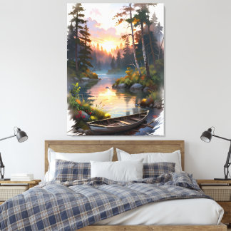 Impressão Em Tela Feathered Serenity