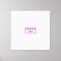Feche o Ciclo | Arte de Parede de Tipografia Profi