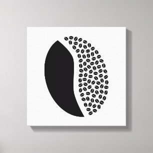 Impressão Em Tela feijão de café