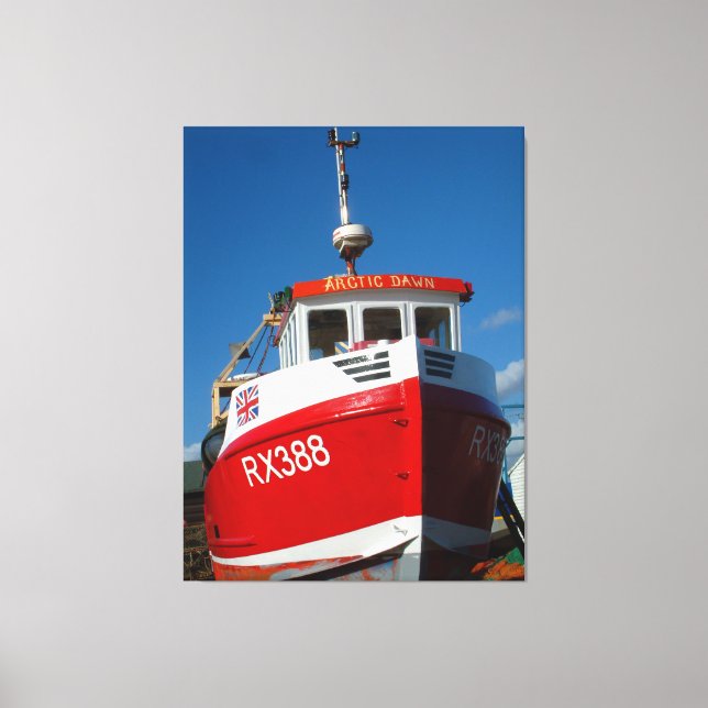 Impressão Em Tela Felixstowe Boat (Frente)