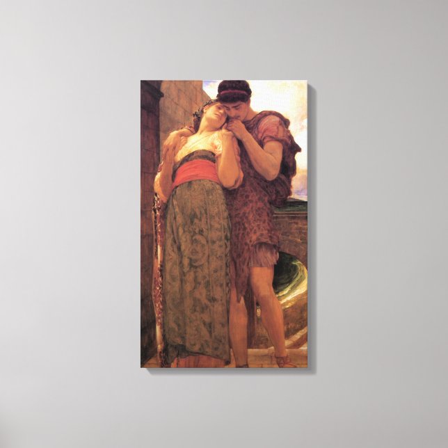 Impressão Em Tela Feliz Casado (por Frederic Leighton) (Frente)