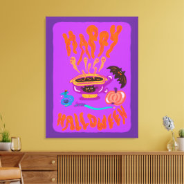 Impressão Em Tela Feliz Halloween Cat Lover taça de café