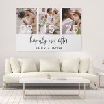 Impressão Em Tela Feliz Para Sempre Casamento Minimalista Simples<br><div class="desc">Capture a essência da sua história de amor com a nossa Impressão Falsa em Tela Minimalista de Casamento "Felicidade Eterna". Esta peça atemporal de arte exala sofisticação e elegância discreta, apresentando um design minimalista que complementa qualquer decoração. O material de tela falsa adiciona um toque de textura, proporcionando a aparência...</div>