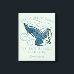 Impressão Em Tela Fellowship Elven Brooch Quote Graphic<br><div class="desc">Celebrate the Fellowship with this elegant, Lord of the Rings™ Elven brooch design. Featuring a beautifully detailed leaf carried on swirling Elvish vines, the artwork symbolizes the connection between those entrusted with the protection of Middle-Earth™. The meaningful quote, “Even the smallest person can change the course of the future, ”...</div>