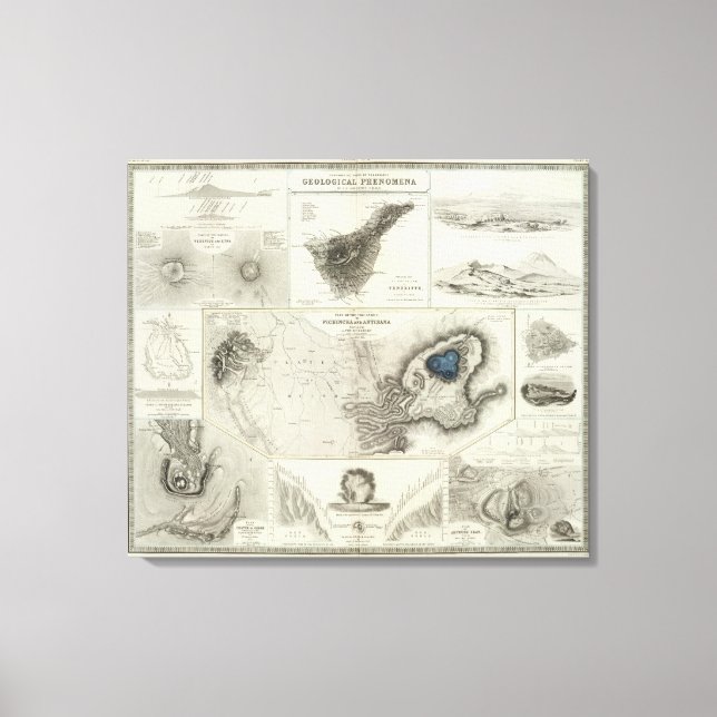 Impressão Em Tela Fenômenos geológicos (Frente)