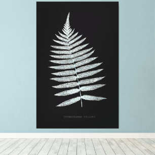 Impressão Em Tela Fern - Gymnogramma Villosa - Efeito de raios X - 0