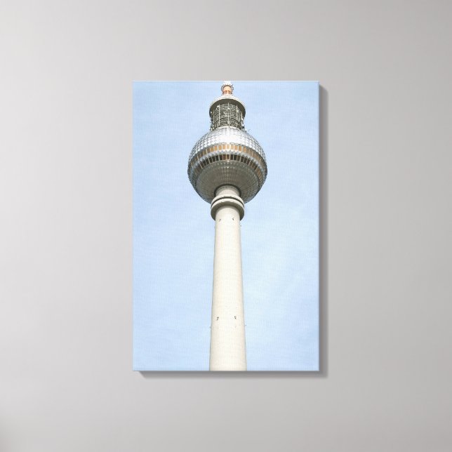 Impressão Em Tela Fernsehturm Berlim (Frente)