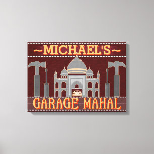 Impressão Em Tela Ferramentas de Mahal de Garagem Engraçada de Cave