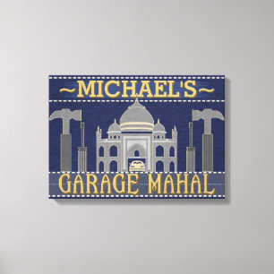 Impressão Em Tela Ferramentas de Mahal de Garagem Engraçada de Cave