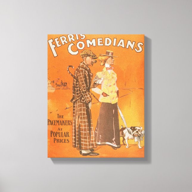 Impressão Em Tela Ferris Comedians "Pacemakers a preços populares" (Frente)