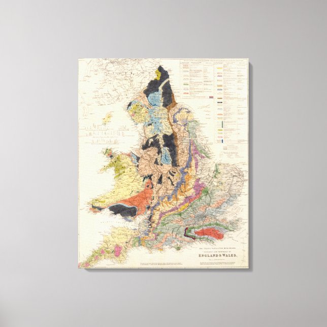 Impressão Em Tela Ferrovias na Inglaterra (Frente)