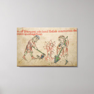 Impressão Em Tela Fevereiro: cavadura