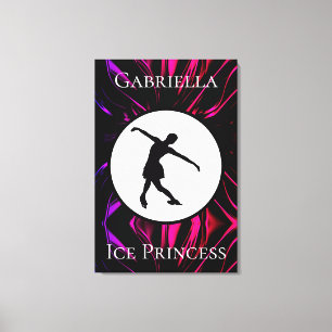 Impressão Em Tela Figura "Ice Princess" Personalizada