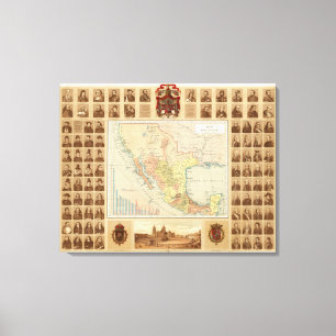 Impressão Em Tela Figuras religiosas e temporais de México