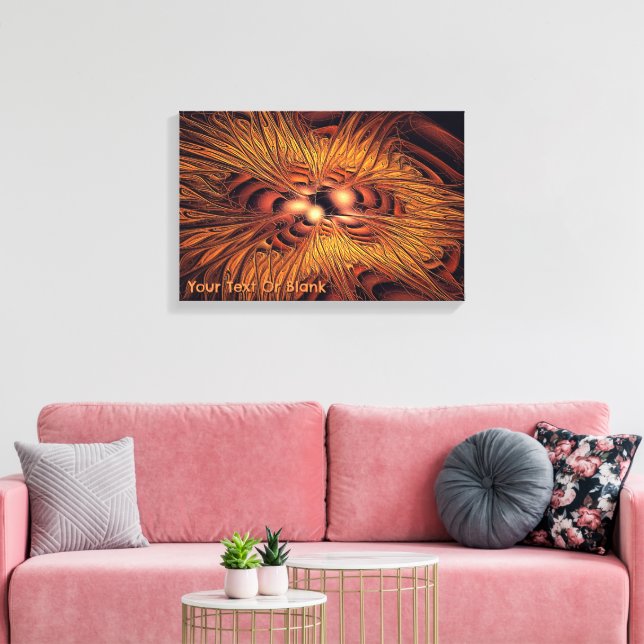 Impressão Em Tela Filamentos Ígneos (Insitu(Sala de estar))