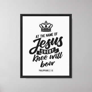 Impressão Em Tela Filipenses 2:10