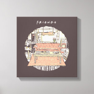 Impressão Em Tela Filmando com Cartoon FRIENDS™