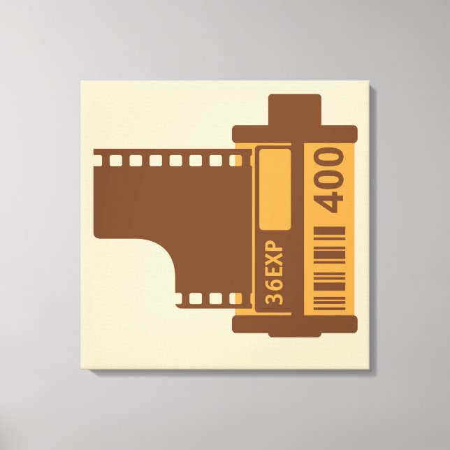 Impressão Em Tela Filme de câmara SLR de 35 mm (Frente)