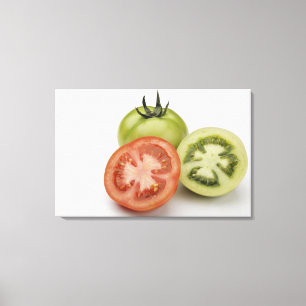 Impressão Em Tela Fim-acima de três tomates