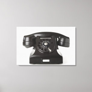 Impressão Em Tela Fim-acima de um telefone giratório