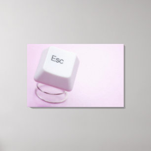 Impressão Em Tela Fim-acima de uma chave de escape