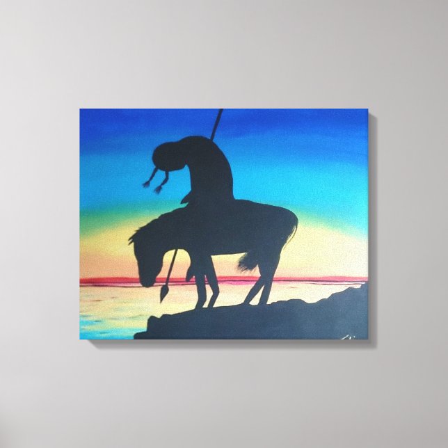 Impressão Em Tela Fim da trilha (Frente)