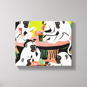 Impressão Em Tela Fim de Semana do Jogo