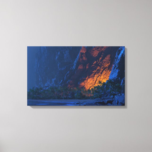 Impressão Em Tela Fim do Terreno (Noite) (Frente)