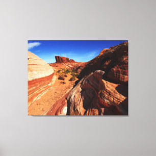 Impressão Em Tela Fire Wave 4 Valley Fire Overton Landscape Nevada