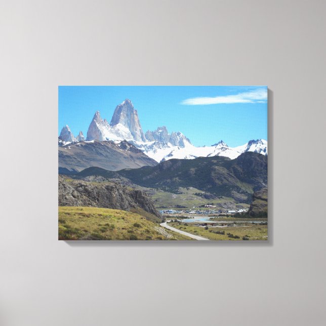 Impressão Em Tela Fitz Roy / El Chalten (Frente)