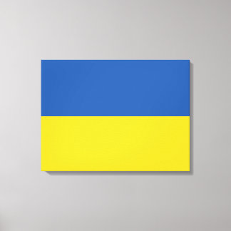 Impressão Em Tela Flag of Ukraine Button