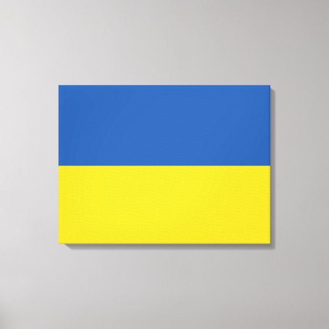 Impressão Em Tela Flag of Ukraine Button (Frente)