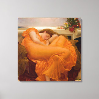 Impressão Em Tela Flaming June - Frederic Lord Leighton