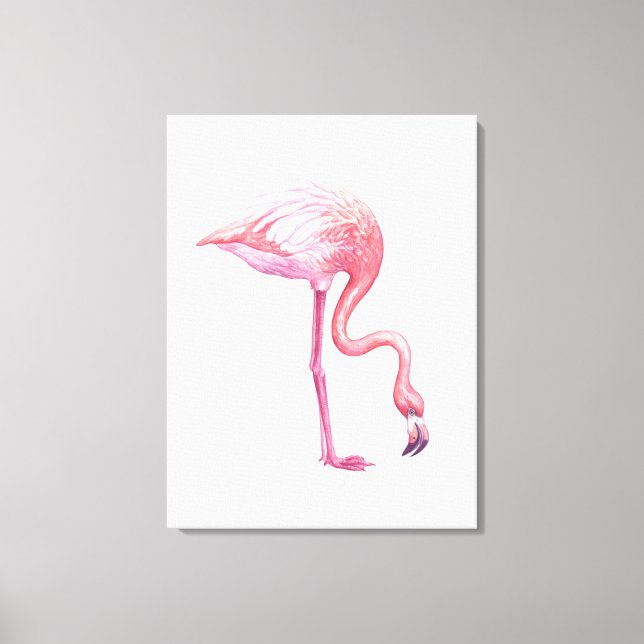 Impressão Em Tela Flamingo (Frente)
