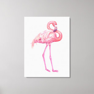 Impressão Em Tela Flamingo 2