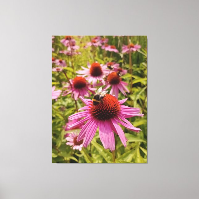 Impressão Em Tela Fleissige Hummel (Frente)