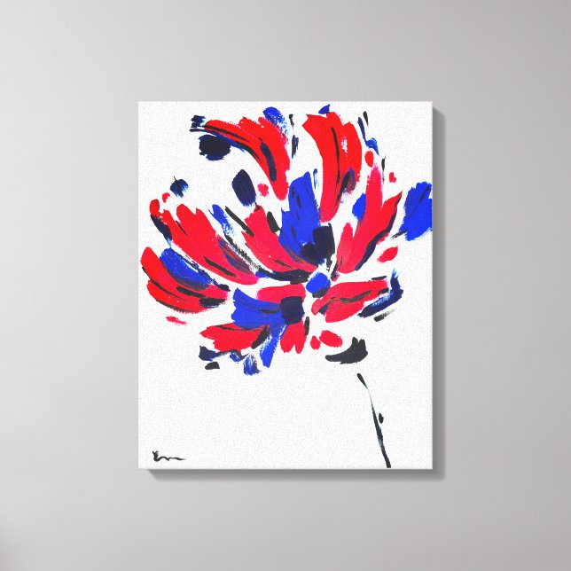 Impressão Em Tela Fleur éclatée (Frente)