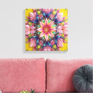 Impressão Em Tela flor