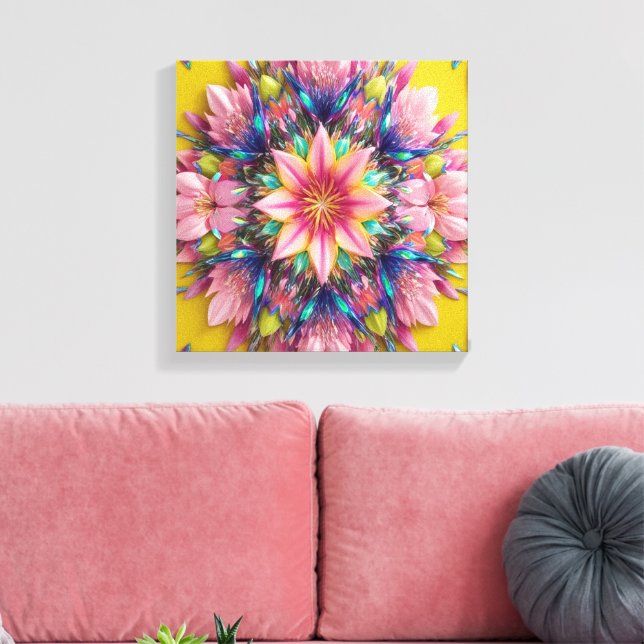 Impressão Em Tela flor (Insitu(Sala de estar))