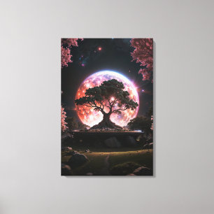 Impressão Em Tela "Flor Celestial"