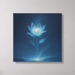 Impressão Em Tela Flor de Meia-Noite