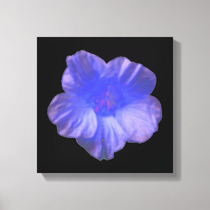 Impressão em Tela Flor de Nastúrcio Azul