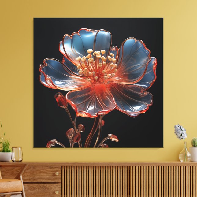 Impressão Em Tela Flor de sonho (Insitu(Sala de estar))