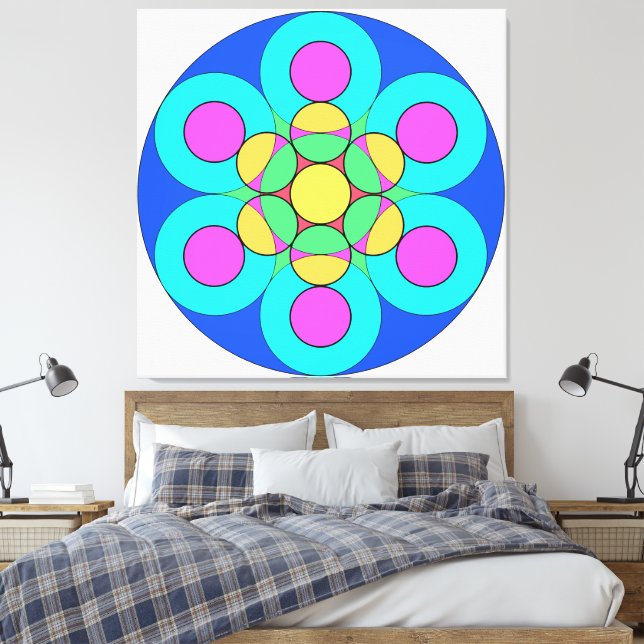 Impressão Em Tela Flor de Verão (Insitu(Quarto))