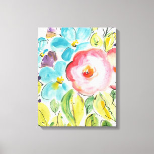 Impressão Em Tela Flor - Delícia II