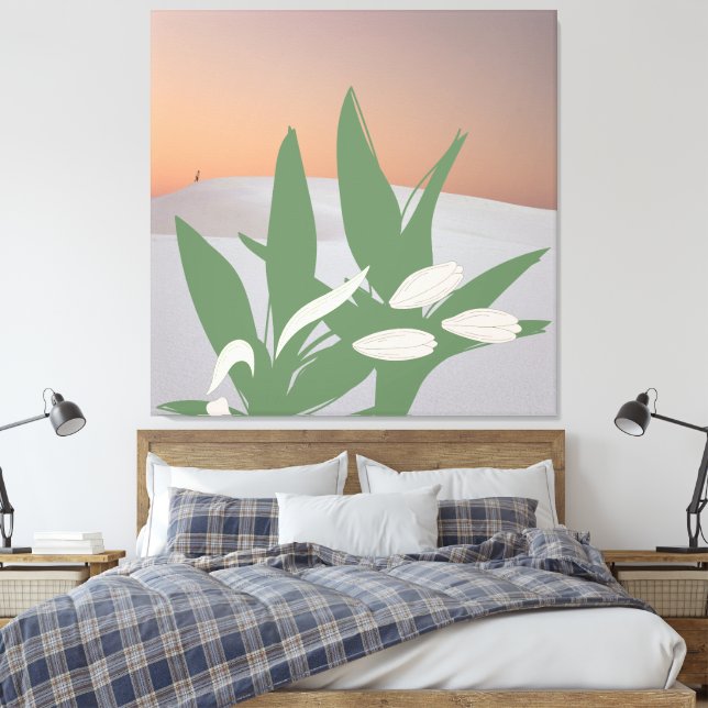 Impressão Em Tela Flor do Deserto (Insitu(Quarto))
