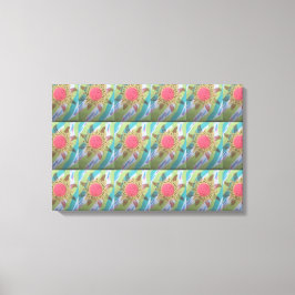 Impressão Em Tela Flor Dotted